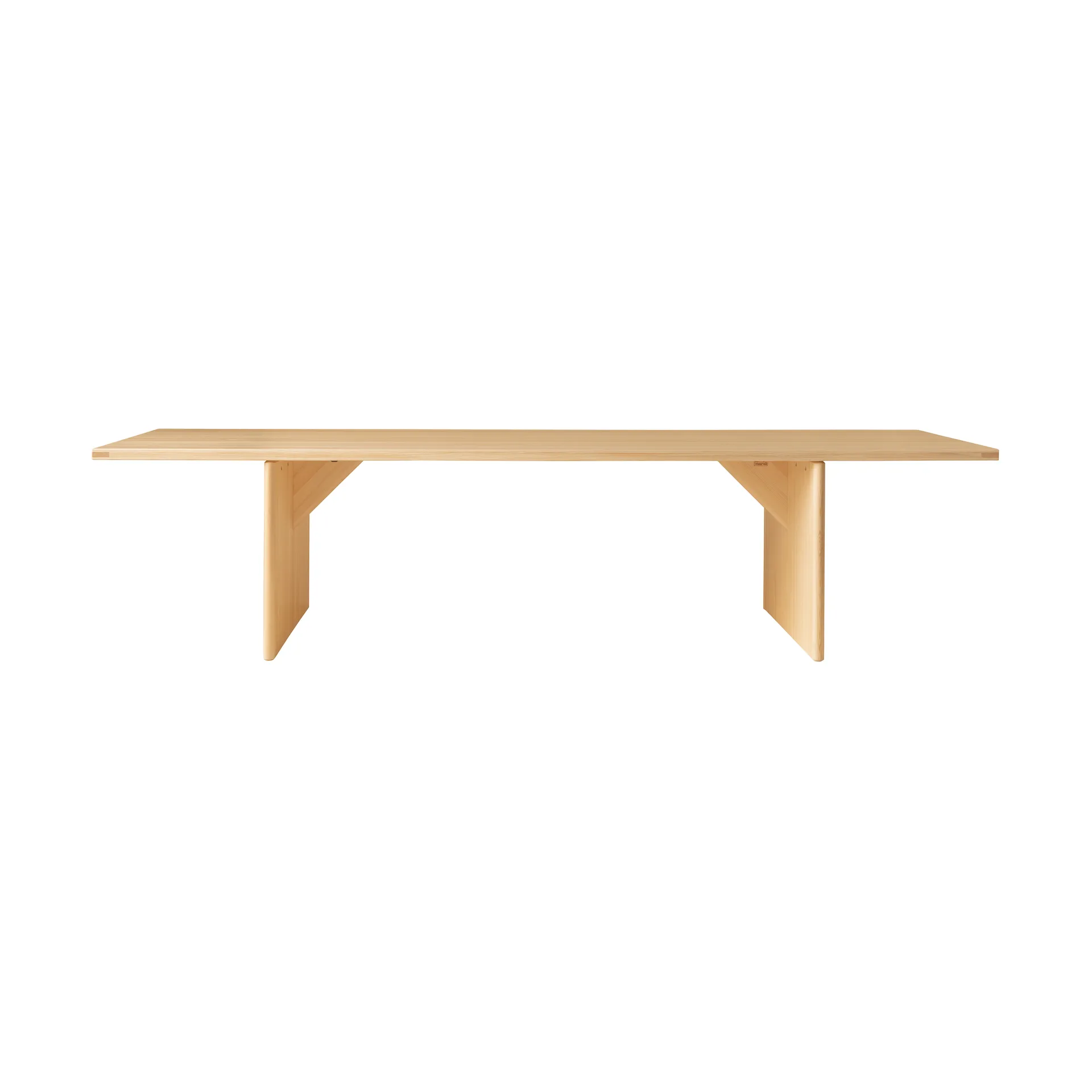 012 Kolmio Dining Table tafel, Mat geolied en gewaxt grenen, 305x99x72 cm Vaarnii