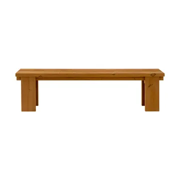 013 Osa Outdoor Bench bank - Warmtebehandeld grenen, 182x37x49 cm - Vaarnii