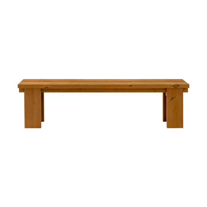 013 Osa Outdoor Bench bank - Warmtebehandeld grenen, 182x37x49 cm - Vaarnii
