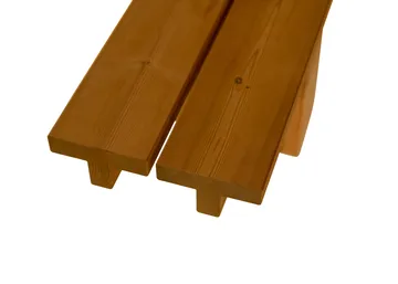 013 Osa Outdoor Bench bank - Warmtebehandeld grenen, 182x37x49 cm - Vaarnii