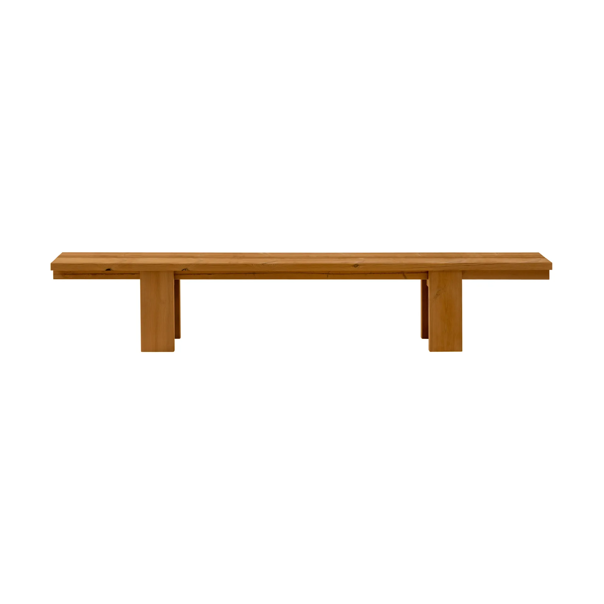 013 Osa Outdoor Bench bank, Warmtebehandeld grenen, 270x37x49 cm Vaarnii