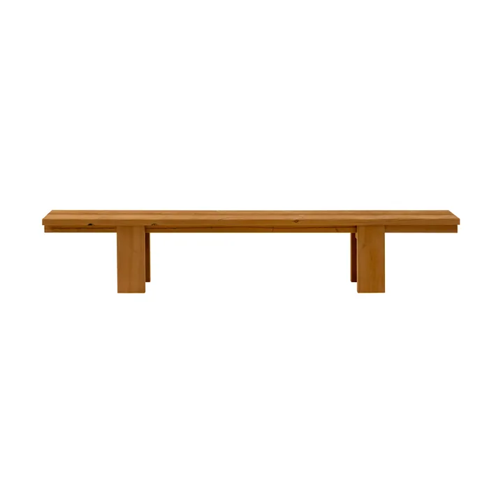 013 Osa Outdoor Bench bank - Warmtebehandeld grenen, 270x37x49 cm - Vaarnii