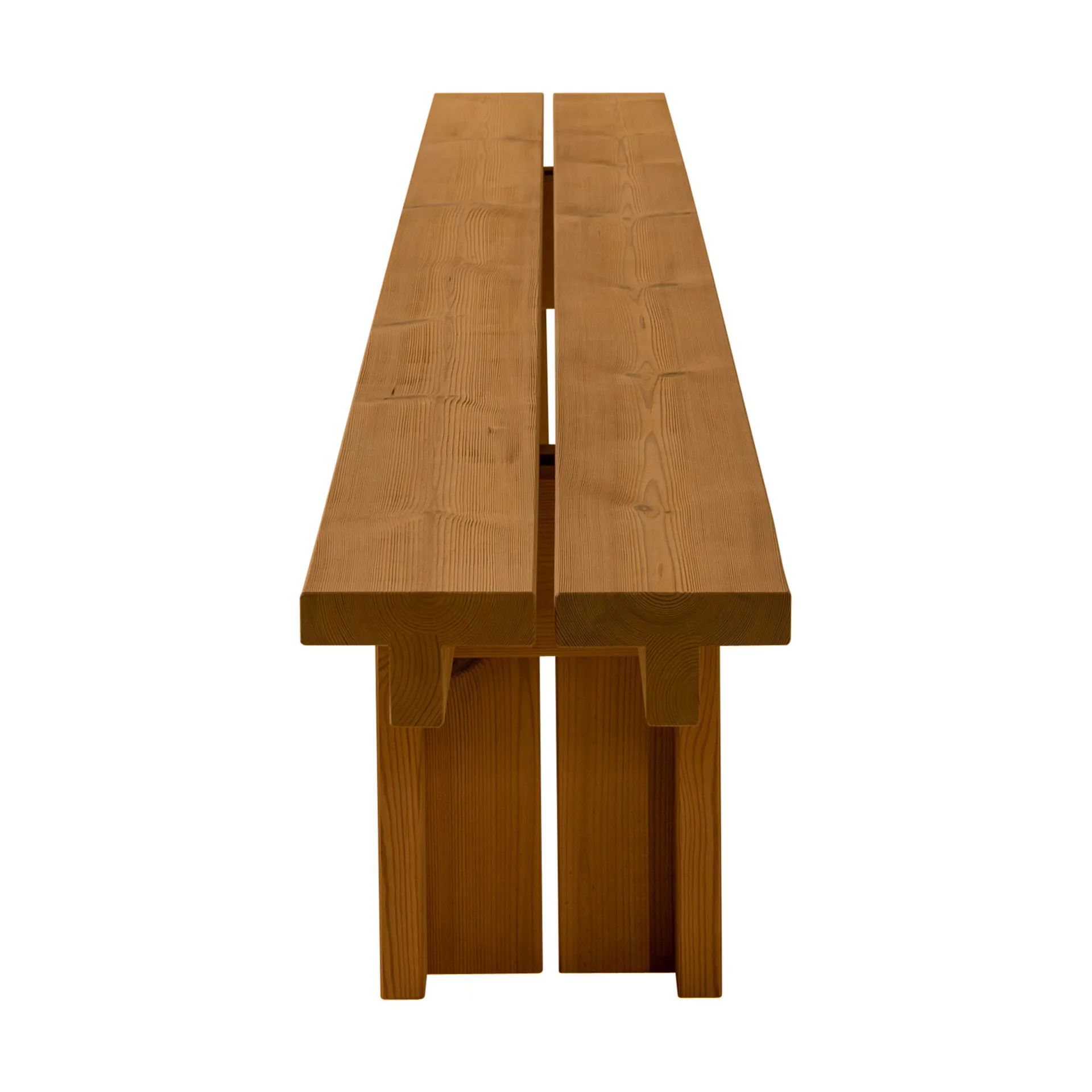 013 Osa Outdoor Bench bank, Warmtebehandeld grenen, 333x37x49 cm Vaarnii