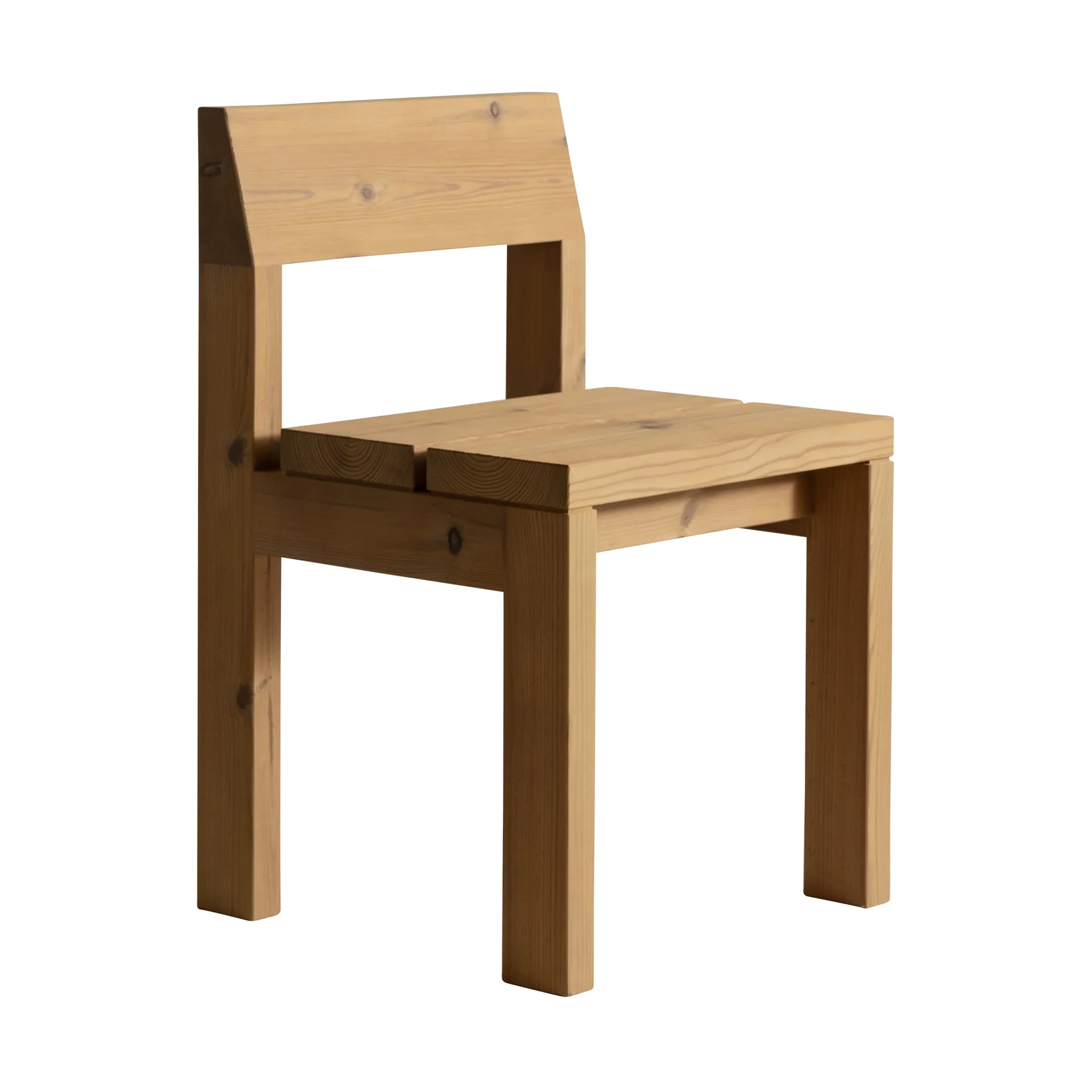 013 Osa Outdoor Dining Chair stoel, Mat geolied en gewaxt grenen Vaarnii