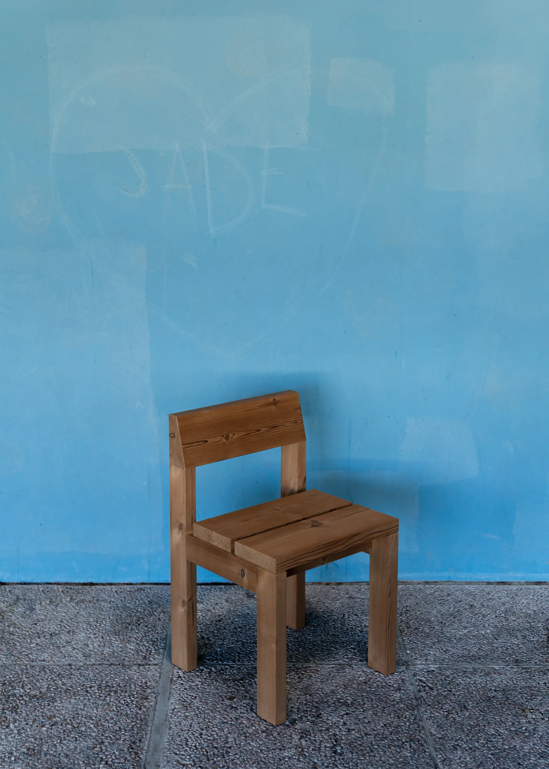 013 Osa Outdoor Dining Chair stoel, Mat geolied en gewaxt grenen Vaarnii