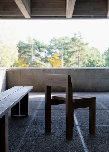 013 Osa Outdoor Dining Chair stoel - Mat geolied en gewaxt grenen - Vaarnii