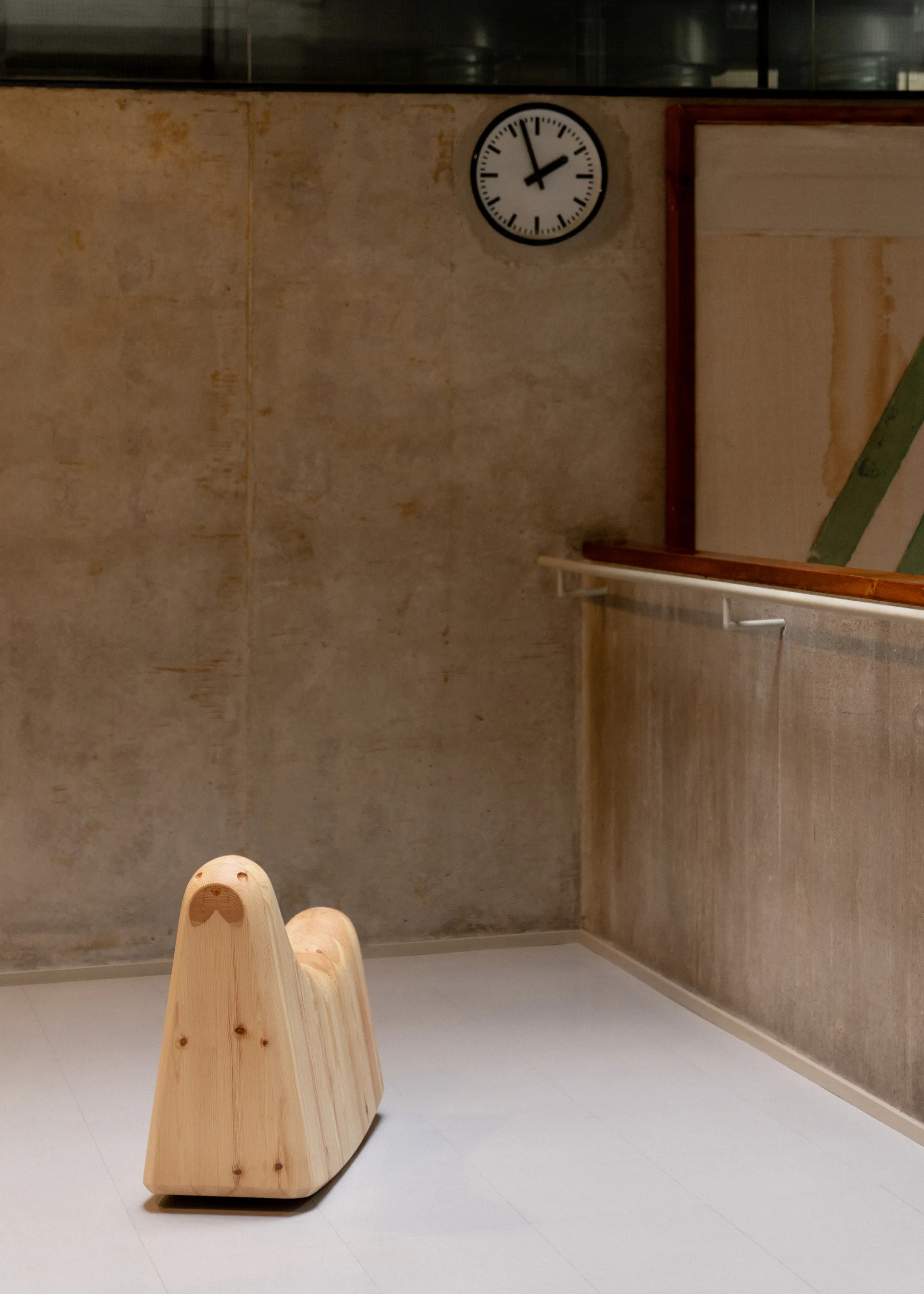 014 Norppa Rocking Toy hobbelpaard, Mat geolied en gewaxt grenen Vaarnii