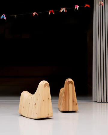 014 Norppa Rocking Toy hobbelpaard - Mat geolied en gewaxt grenen - Vaarnii