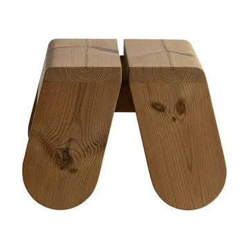 015 Peace Outdoor Foot Stool voetenbank - Warmtebehandeld grenen - Vaarnii