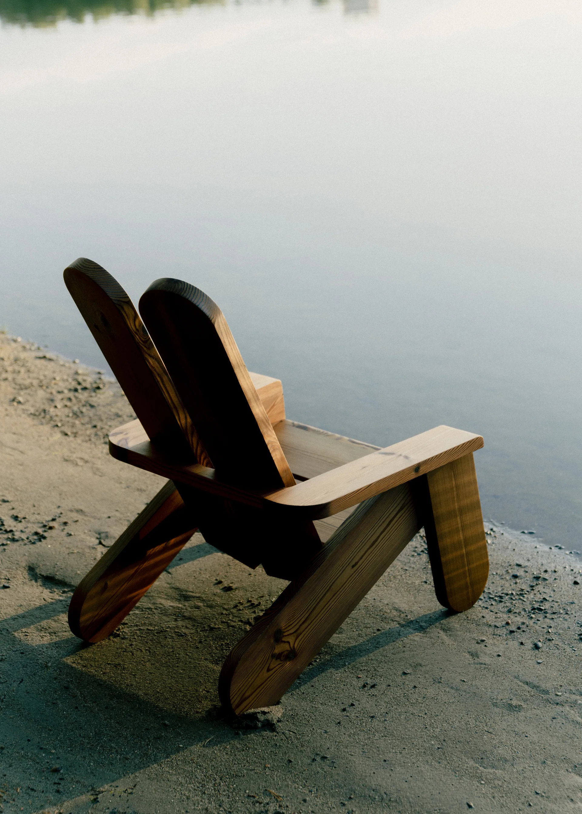 015 Peace Outdoor Lounge Chair loungestoel, Warmtebehandeld grenen Vaarnii