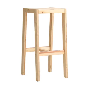 016 Maasto Bar Stool barkruk - Mat geolied en gewaxt grenen, 75 cm - Vaarnii