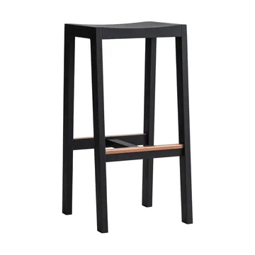 016 Maasto Bar Stool barkruk - Zwart gebeitst grenen, 75 cm - Vaarnii