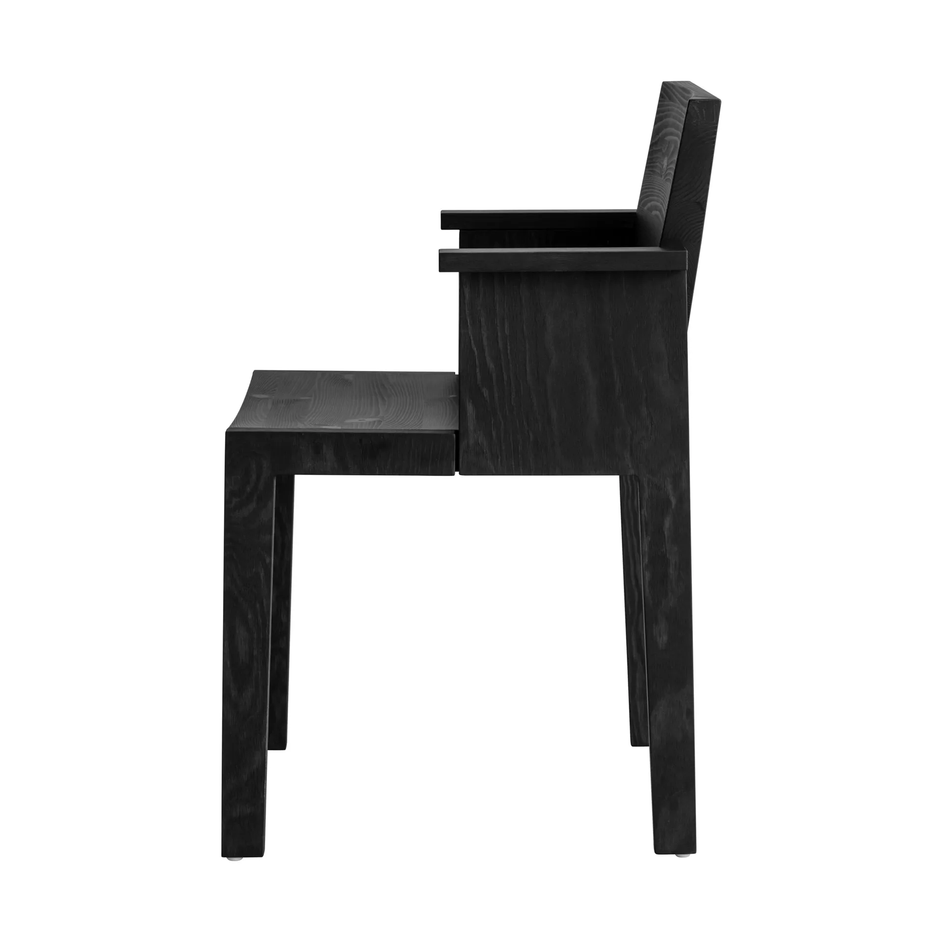 016 Maasto Dining Armchair armstoel, Zwart gebeitst grenen Vaarnii