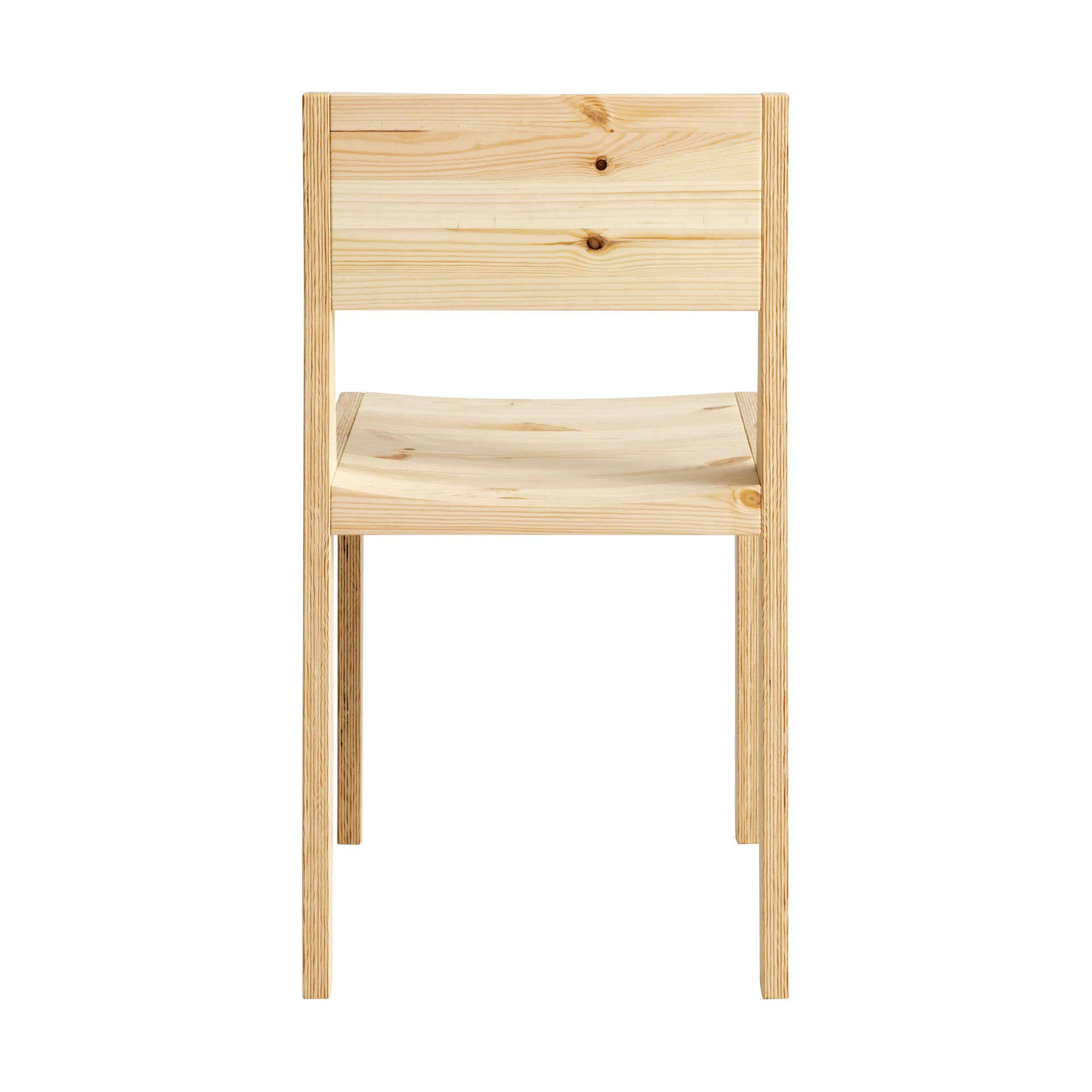 016 Maasto Dining Chair stoel, Mat geolied en gewaxt grenen Vaarnii