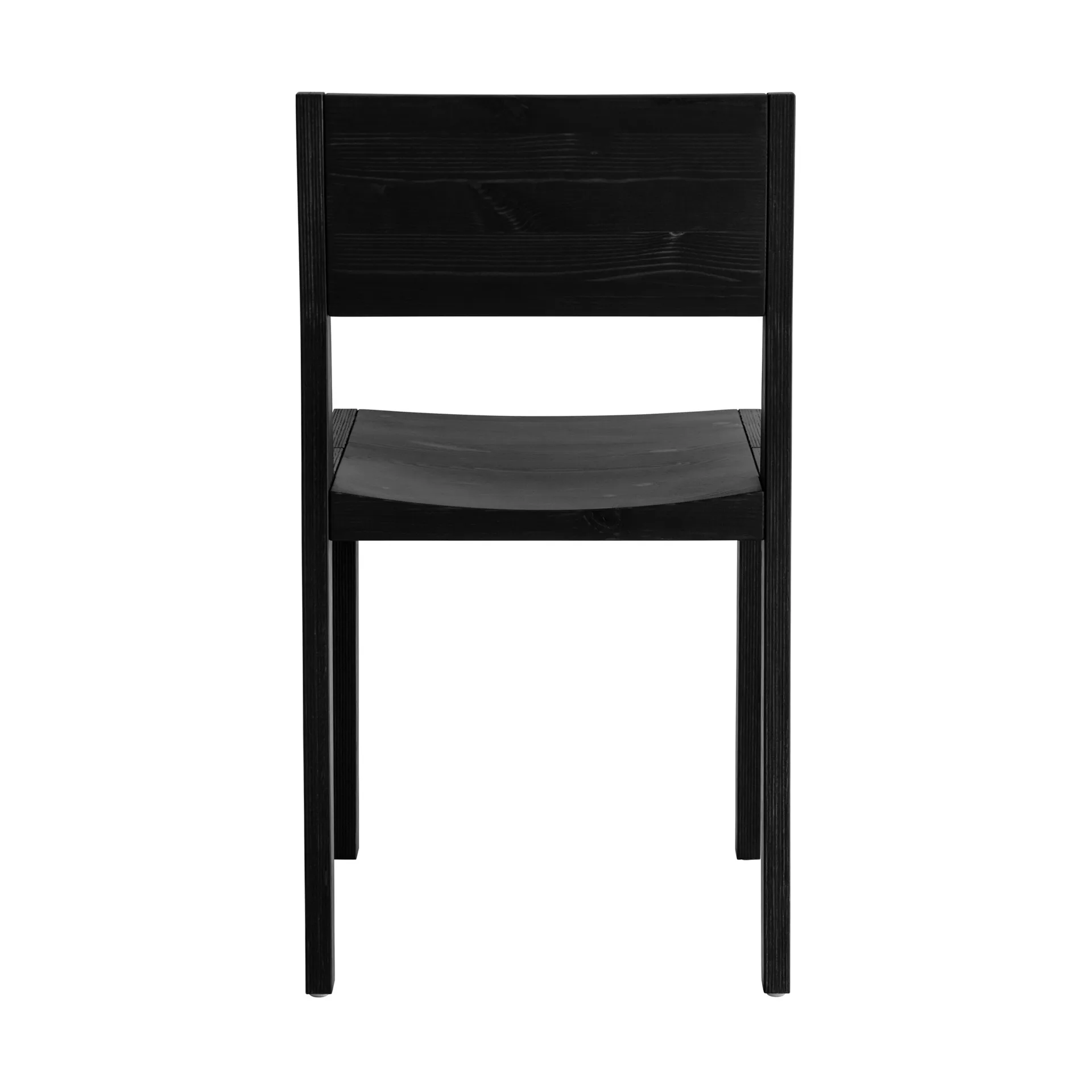 016 Maasto Dining Chair stoel, Zwart gebeitst grenen Vaarnii