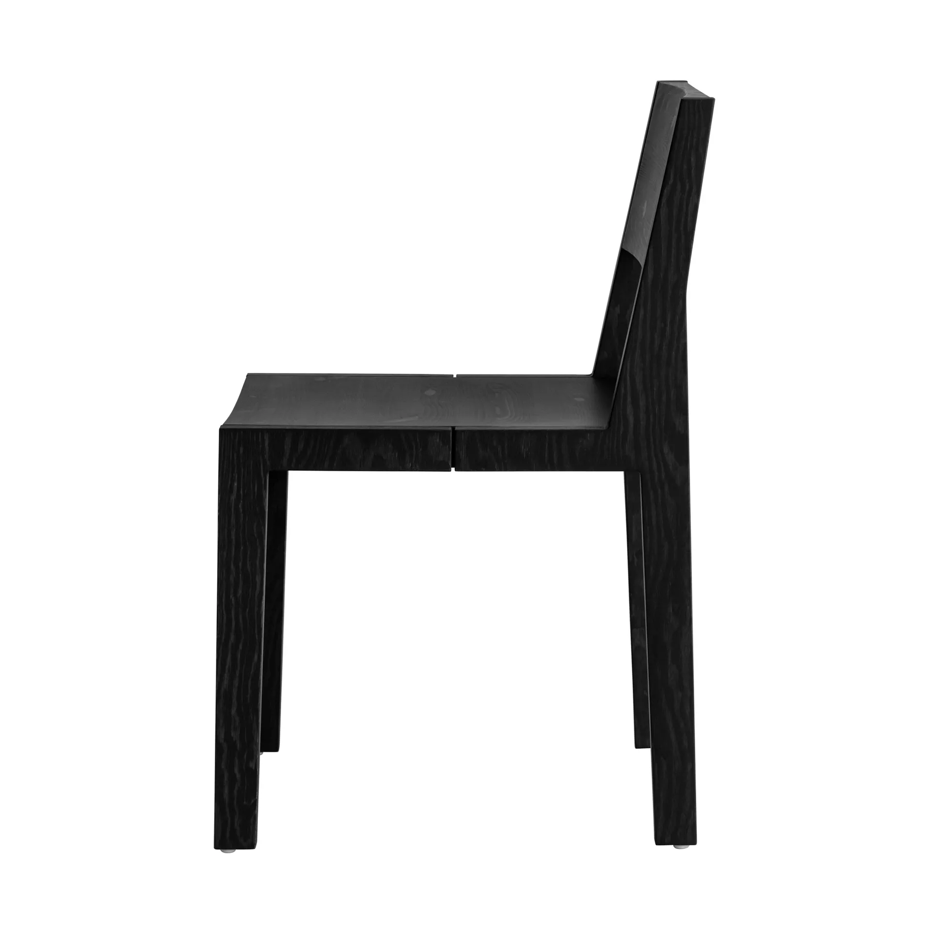 016 Maasto Dining Chair stoel, Zwart gebeitst grenen Vaarnii