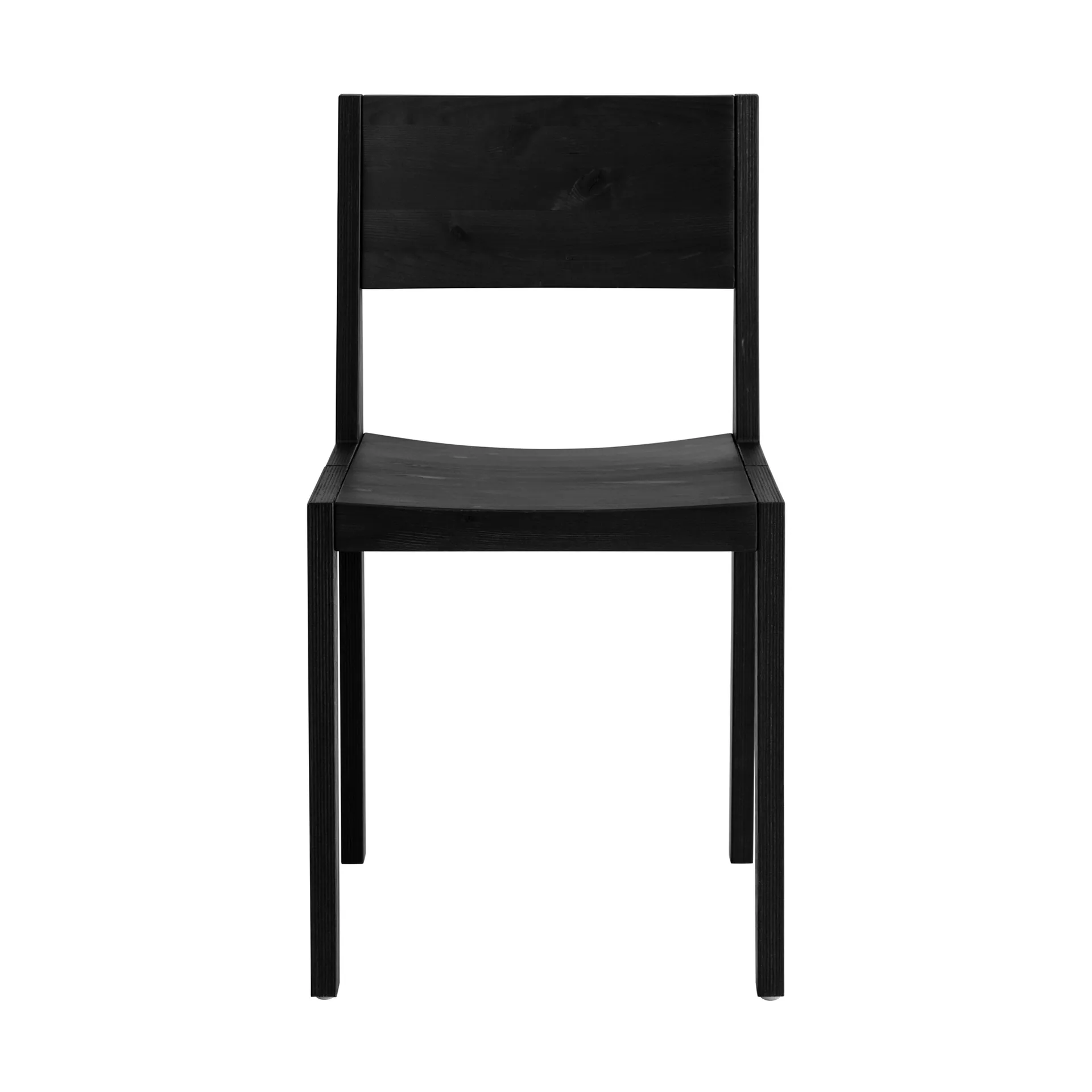 016 Maasto Dining Chair stoel, Zwart gebeitst grenen Vaarnii