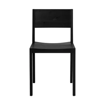 016 Maasto Dining Chair stoel - Zwart gebeitst grenen - Vaarnii