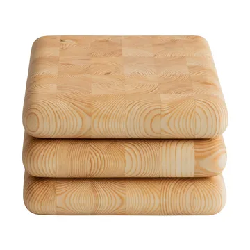 019 Syy Chopping Board snijplank - Met paraffineolie behandeld grenen, medium 26x35x5 cm - Vaarnii