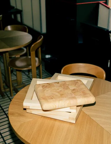 019 Syy Chopping Board snijplank - Met paraffineolie behandeld grenen, medium 26x35x5 cm - Vaarnii