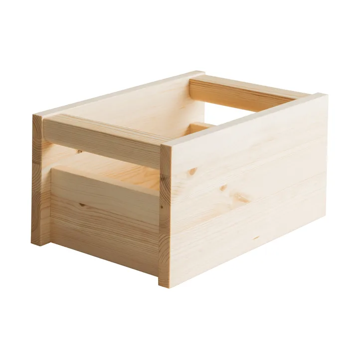 020 Koppa Crate opbergdoos - Oliegewaxed grenen, small 29x43x22 cm - Vaarnii