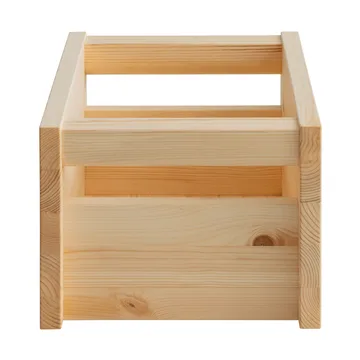 020 Koppa Crate opbergdoos - Oliegewaxed grenen, small 29x43x22 cm - Vaarnii