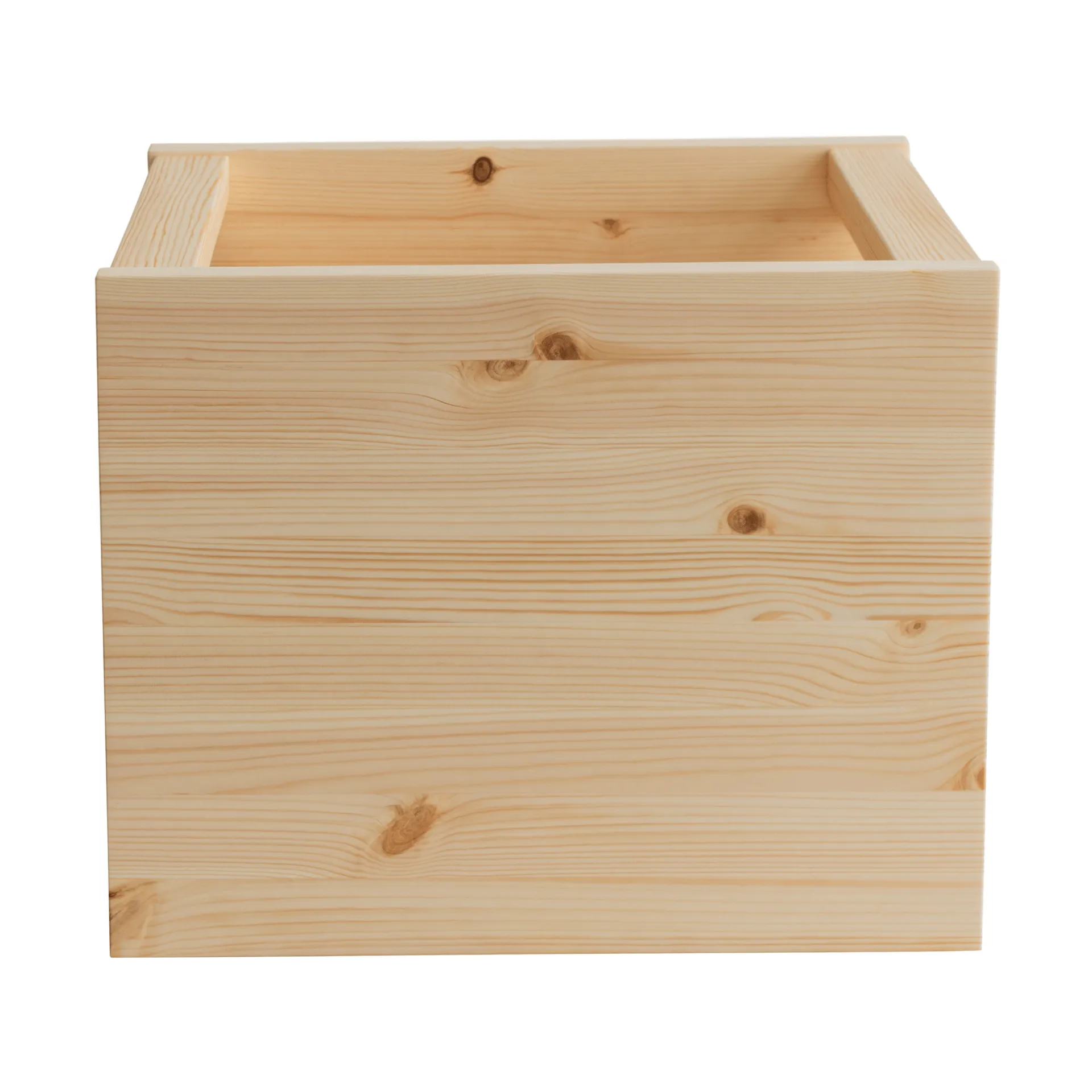 020 Koppa Crate opbergdoos, Oliegewaxte grenen, large 38x43x36 cm Vaarnii