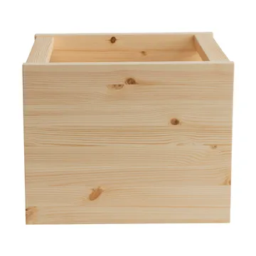 020 Koppa Crate opbergdoos - Oliegewaxte grenen, large 38x43x36 cm - Vaarnii