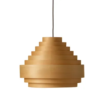 1001 Hans Pendant hanglamp - Mat geolied en gewaxt grenen, Ø38 cm - Vaarnii