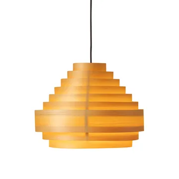 1001 Hans Pendant hanglamp - Mat geolied en gewaxt grenen, Ø38 cm - Vaarnii