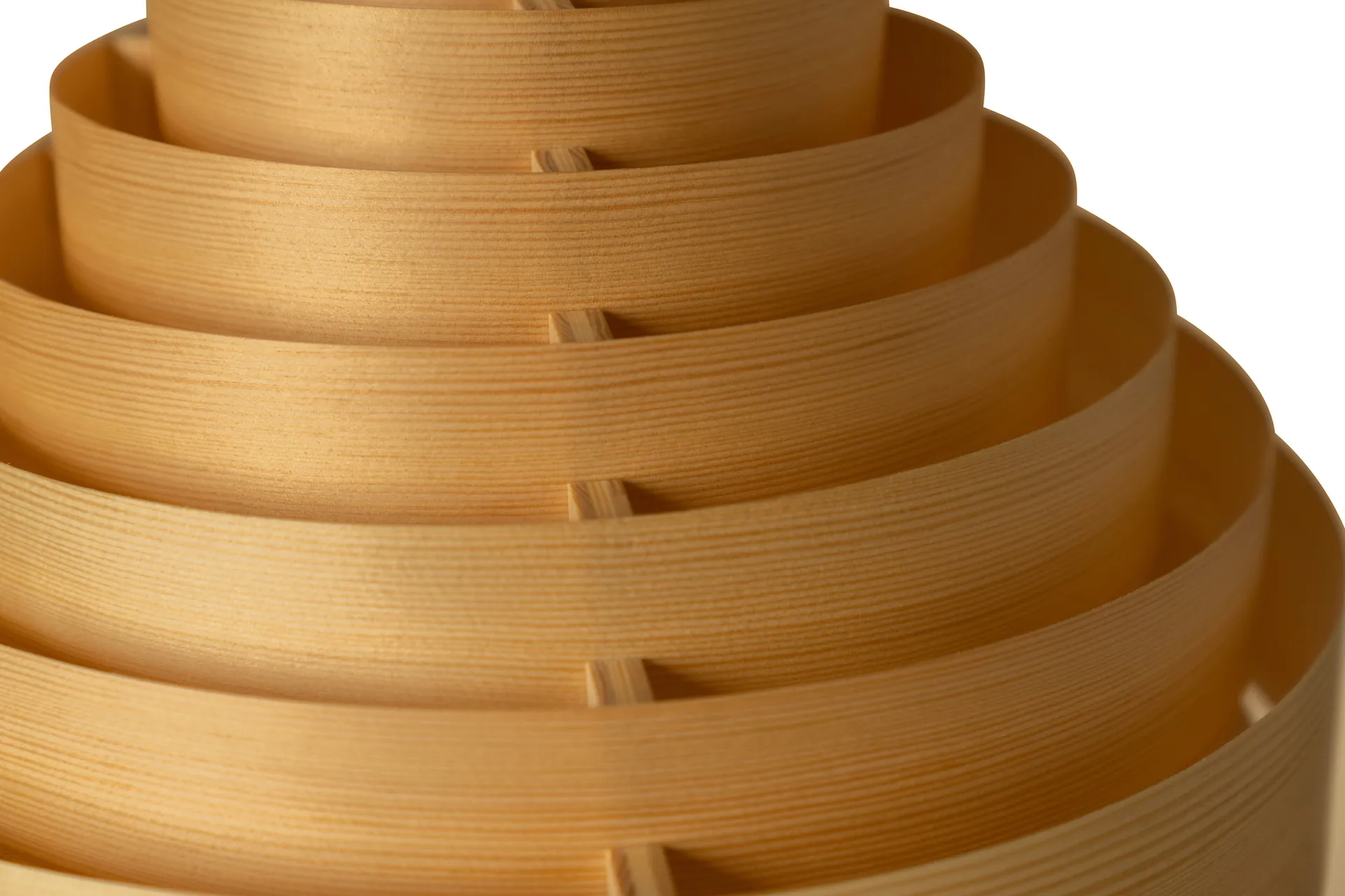 1001 Hans Pendant hanglamp, Mat geolied en gewaxt grenen, Ø38 cm Vaarnii