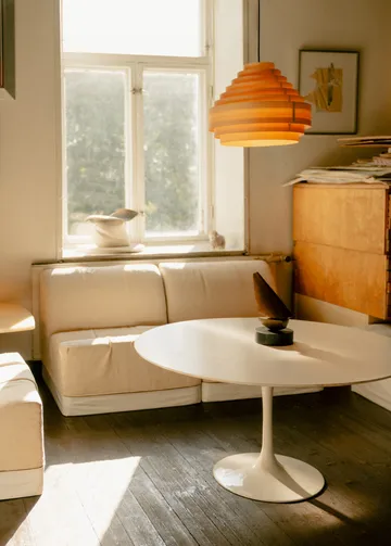 1001 Hans Pendant hanglamp - Mat geolied en gewaxt grenen, Ø38 cm - Vaarnii