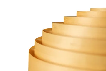 1002 Hans Pendant hanglamp - Mat geolied en gewaxt grenen, Ø46 cm - Vaarnii