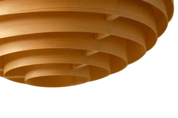 1002 Hans Pendant hanglamp - Mat geolied en gewaxt grenen, Ø46 cm - Vaarnii