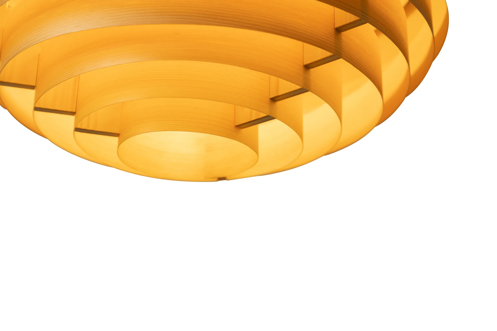 1002 Hans Pendant hanglamp, Mat geolied en gewaxt grenen, Ø46 cm Vaarnii