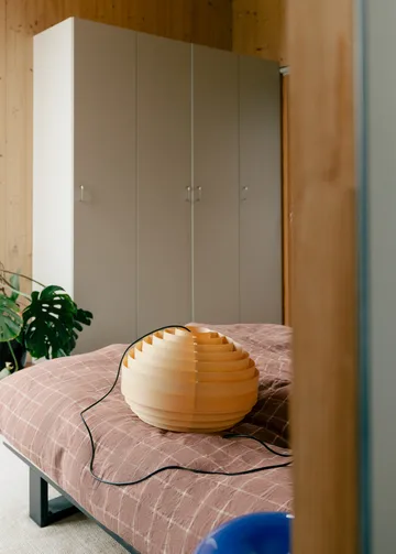 1002 Hans Pendant hanglamp - Mat geolied en gewaxt grenen, Ø46 cm - Vaarnii