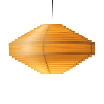 1003 Hans Pendant hanglamp - Mat geolied en gewaxt grenen, Ø60 cm - Vaarnii