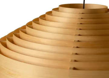 1003 Hans Pendant hanglamp - Mat geolied en gewaxt grenen, Ø60 cm - Vaarnii