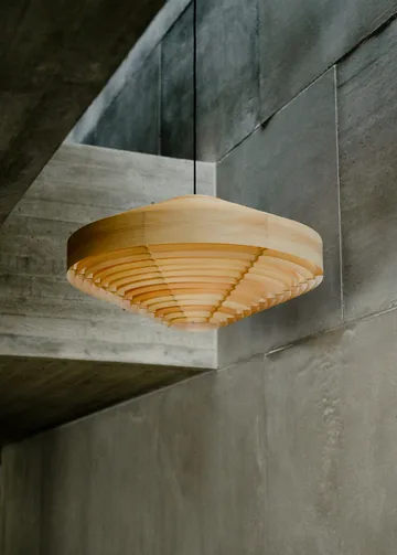 1003 Hans Pendant hanglamp - Mat geolied en gewaxt grenen, XL Ø90 cm - Vaarnii