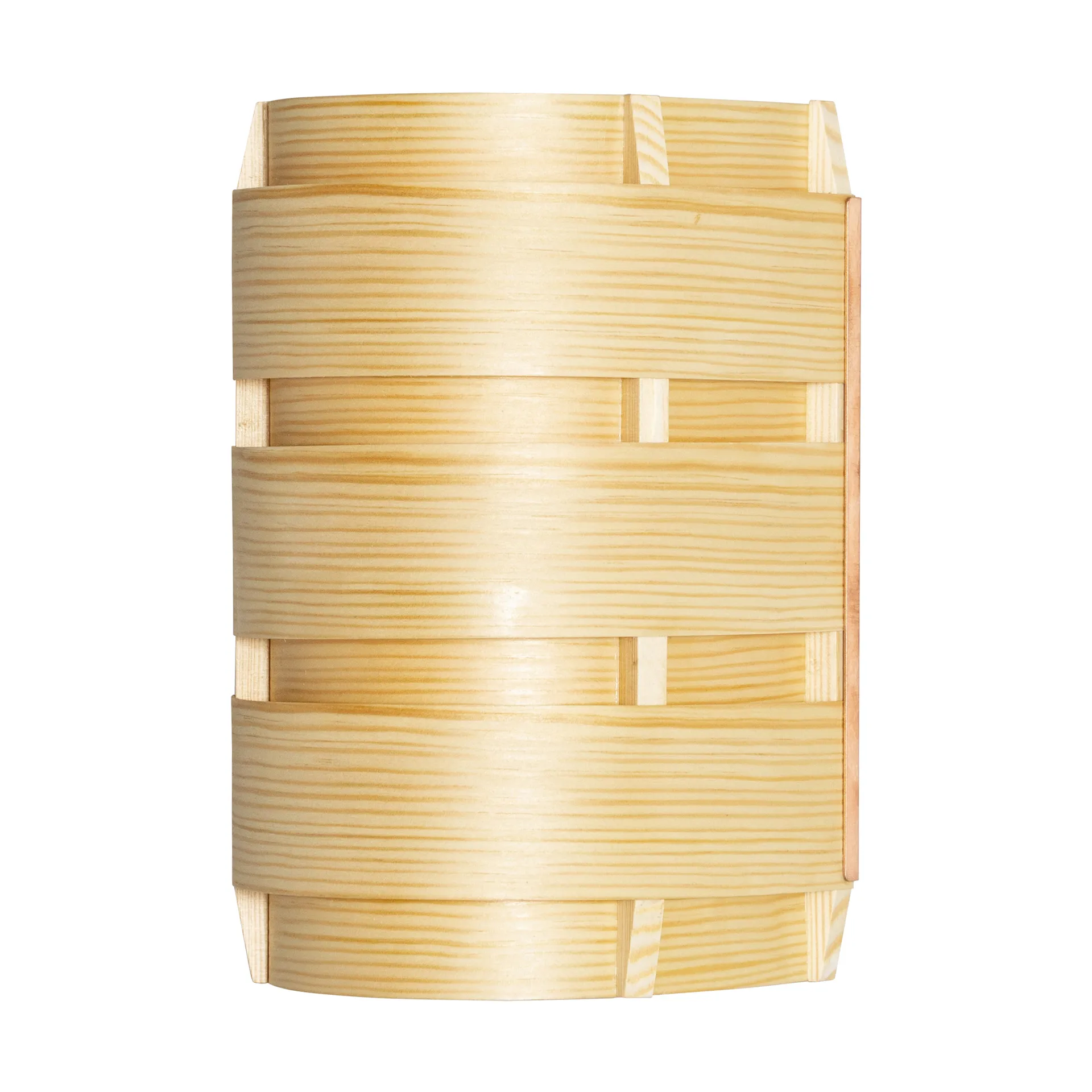 1004 Hans Wall Light wandlamp, Mat geolied en gewaxt grenen, 16x24 cm Vaarnii