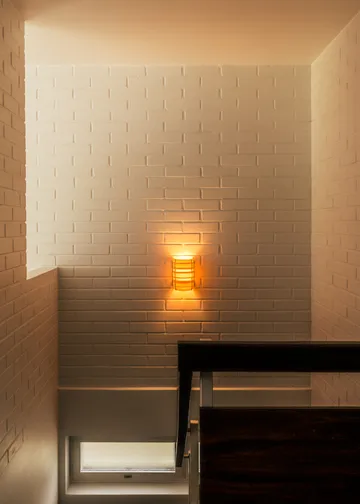 1004 Hans Wall Light wandlamp - Mat geolied en gewaxt grenen, 16x24 cm - Vaarnii