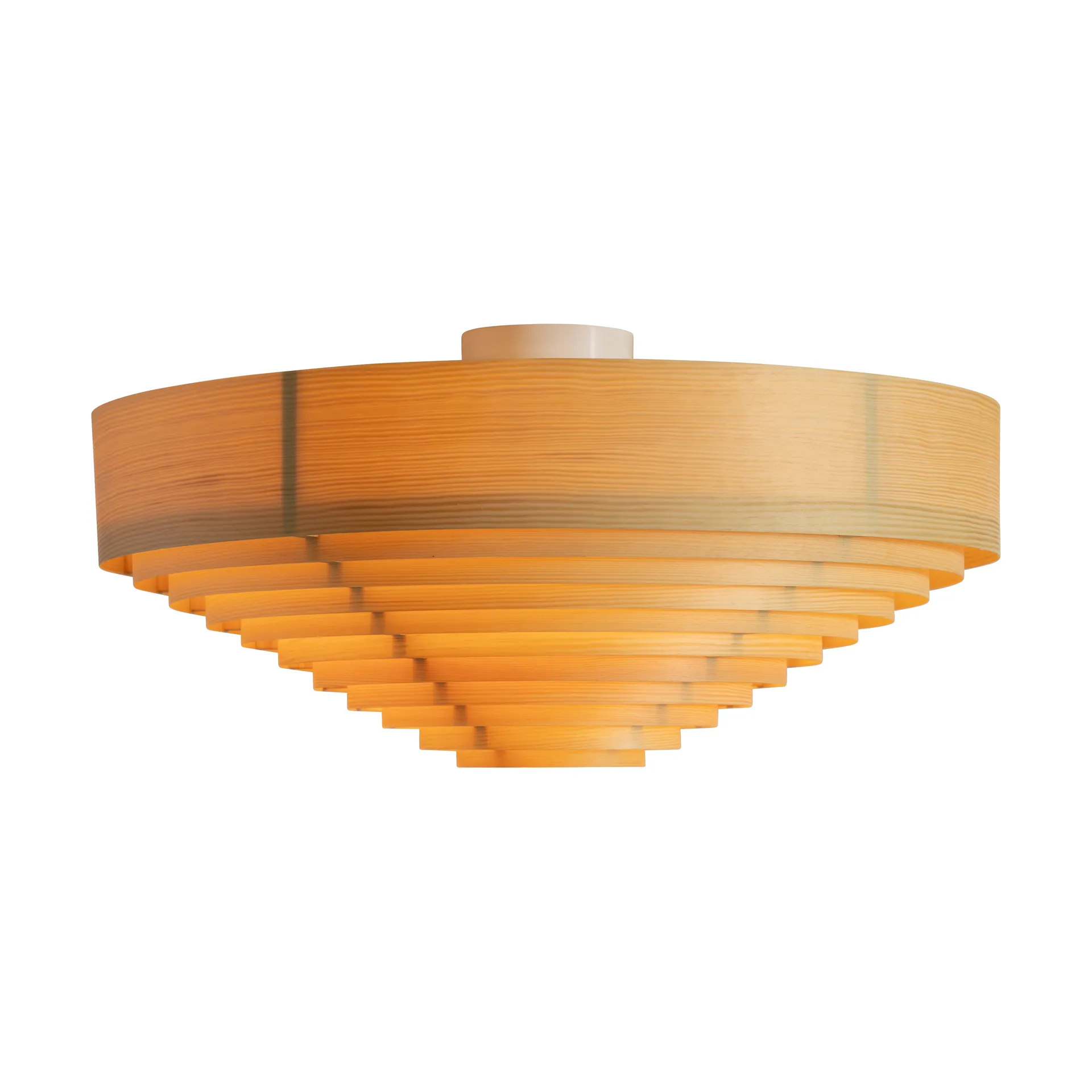 1005 Hans Ceiling Light plafondlamp, Mat geolied en gewaxt grenen, Ø55 cm Vaarnii
