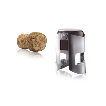 Vacuvin champagne stopper wijnkork - Roestvrij staal - Vacuvin