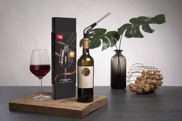 Vacuvin Slow Pourer geschenkset - Zwart - Vacuvin
