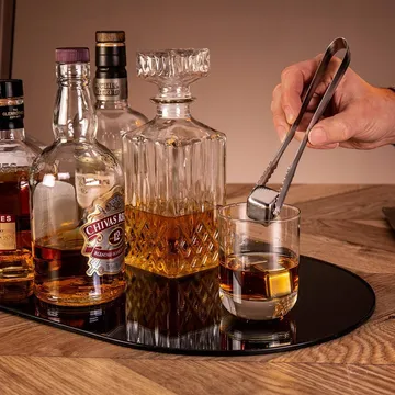 Vacuvin whiskeystenen - Roestvrij staal, 4-pack - Vacuvin