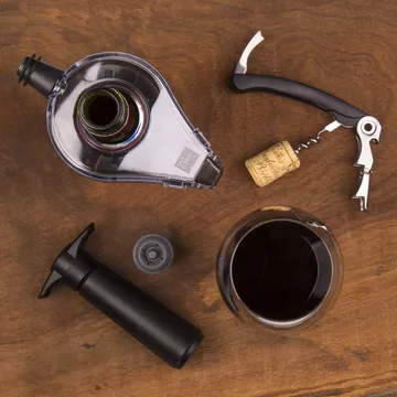 Vacuvin Wine Aerator wijnluftaar - Grijs - Vacuvin