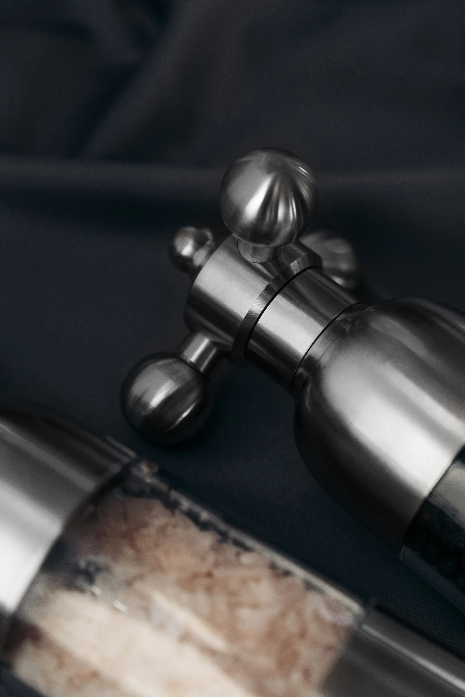 Axia zout- en pepermolen set, Geborsteld staal Vargen & Thor