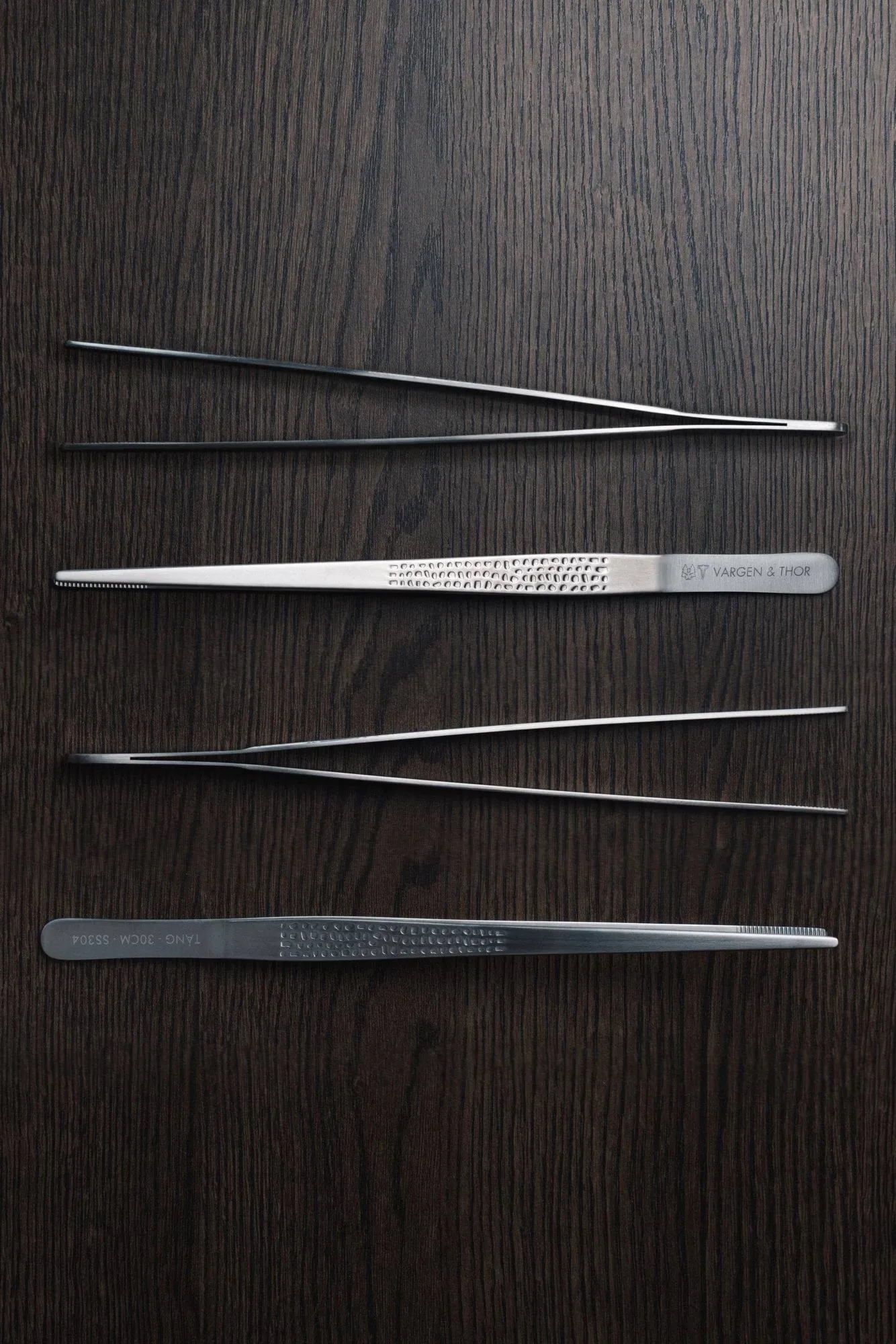 Bas tang, Gehamerd staal, 30 cm Vargen & Thor