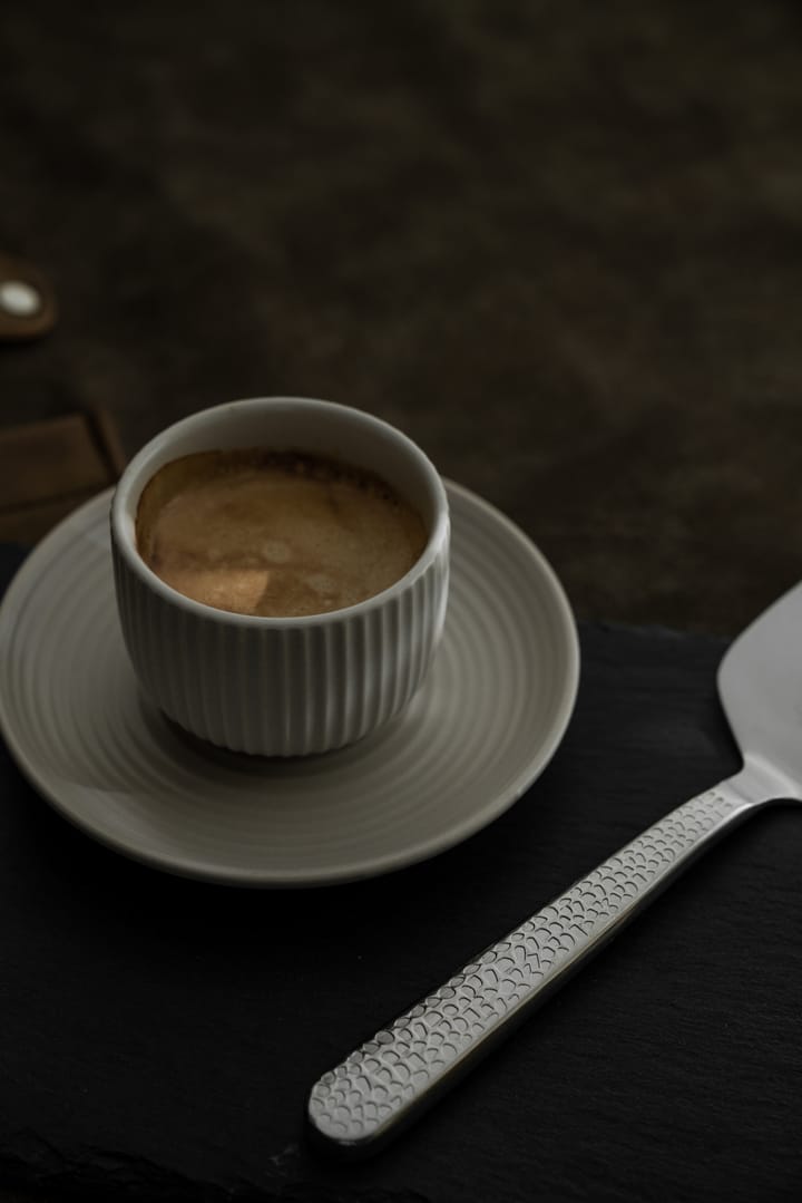 Duga espressokopje met schotel 4-pack, Wit, zandgrijs, antraciet, zwart Vargen & Thor
