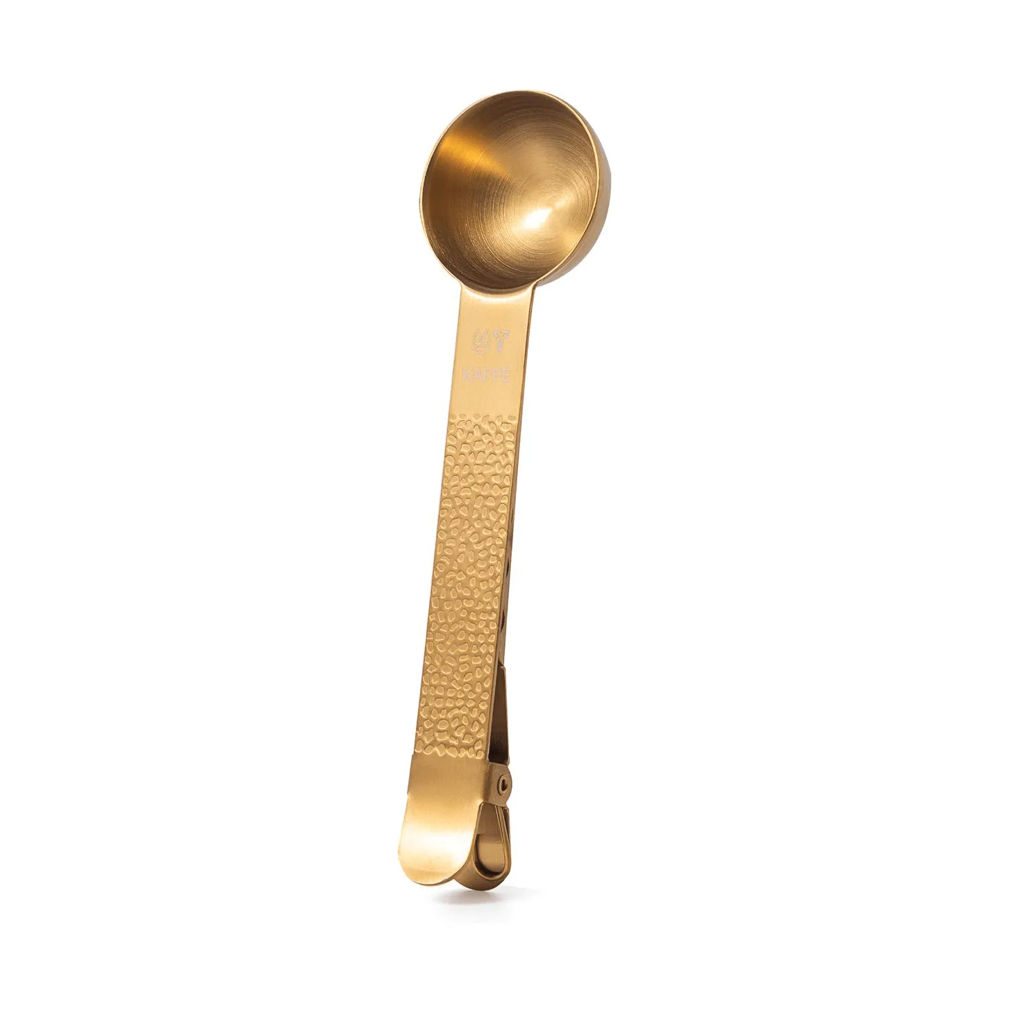 Frost koffiemaatlepel met klem, Messing, 20 ml Vargen & Thor